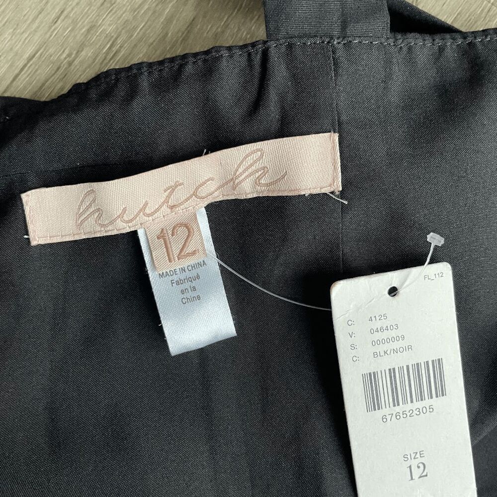 NWT Anthropologie Hutch Corset Romper Black Size 12​​​​​ - Picture 3 of 7